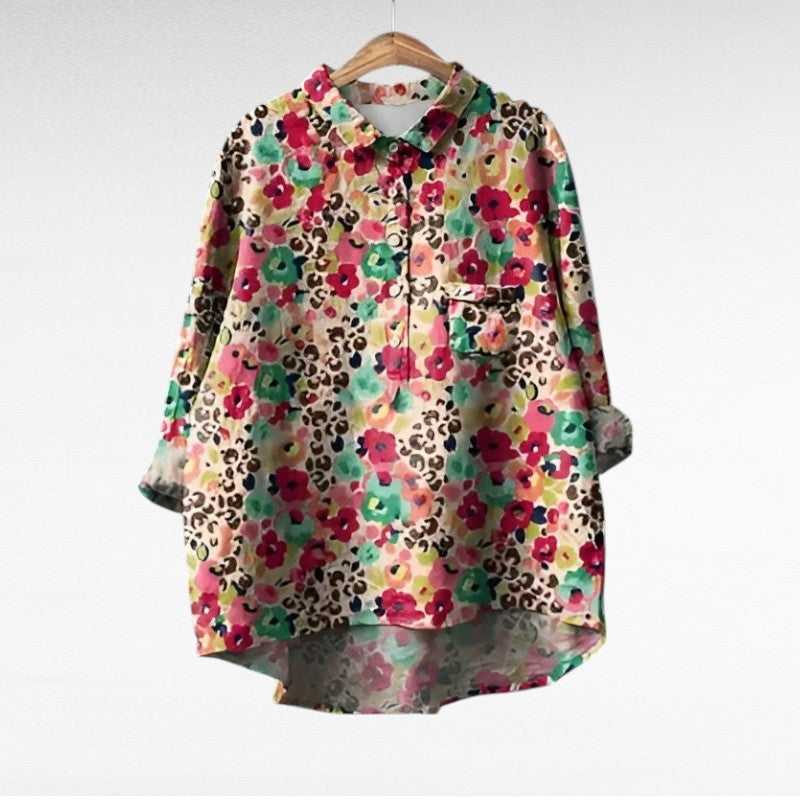 Mireva - Blusa vintage elegante