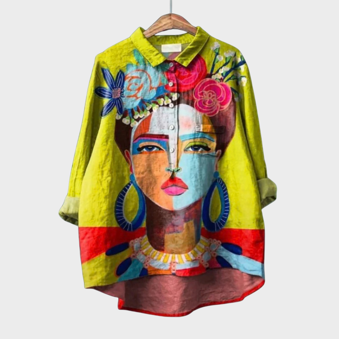 Mireva - Blusa vintage elegante