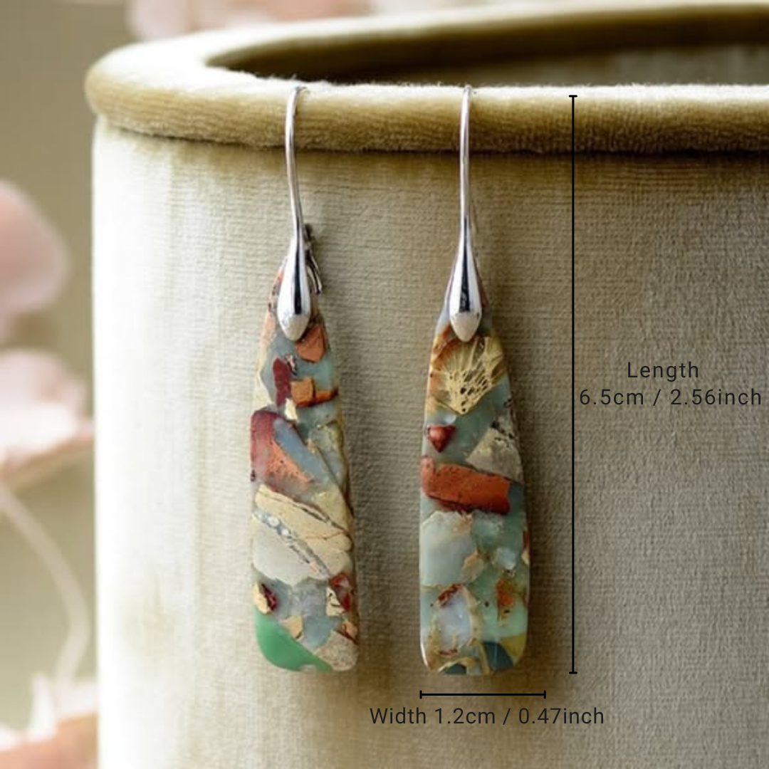Carmen™ | Pendientes vintage de piedra natural