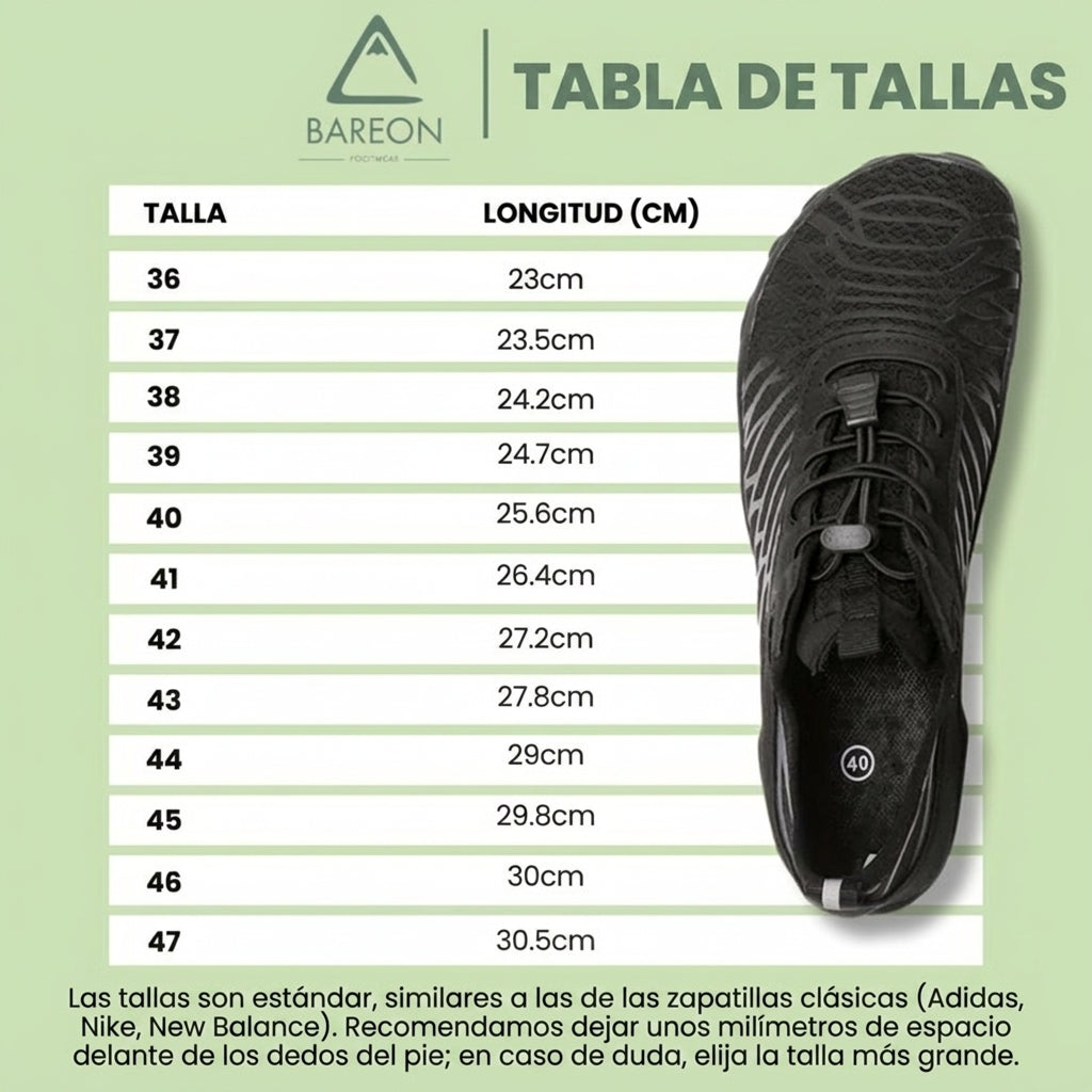 Bareon Pro™ | Zapatillas barefoot antideslizantes unisex
