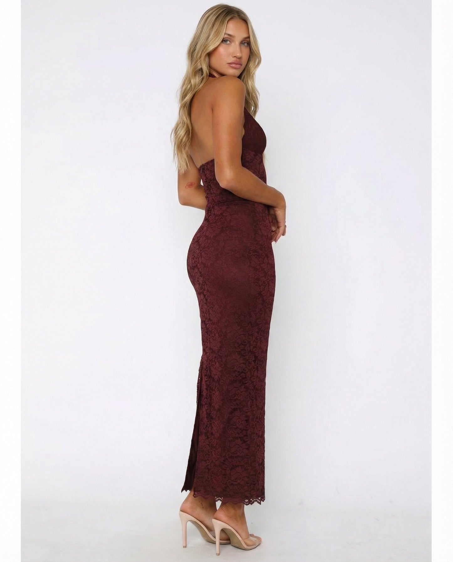 Aria | Vestido maxi de encaje