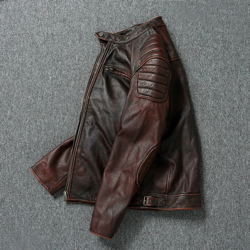 Chaqueta de cuero vintage