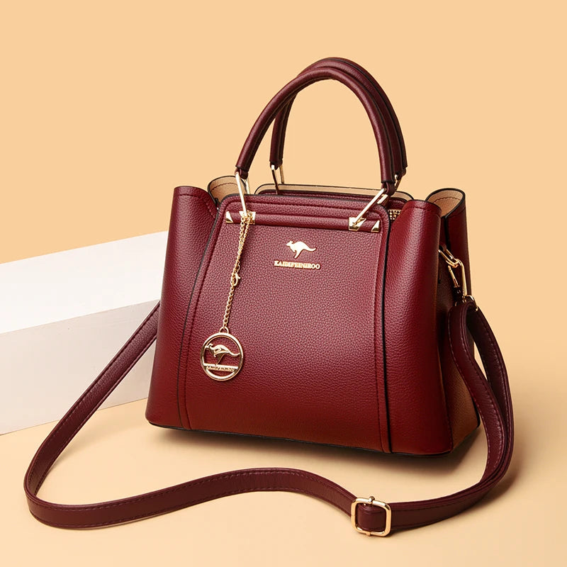 Muse™ | Zachte Leren Schoudertas voor Dames