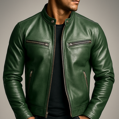 Chaqueta de cuero vintage