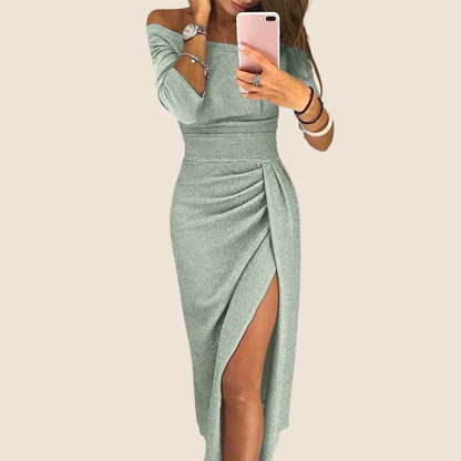Estrella™ | Vestido maxi con escote halter