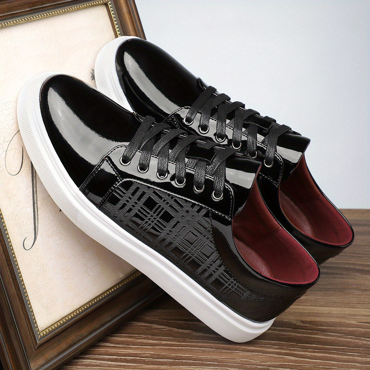 Elegantes zapatos de piel