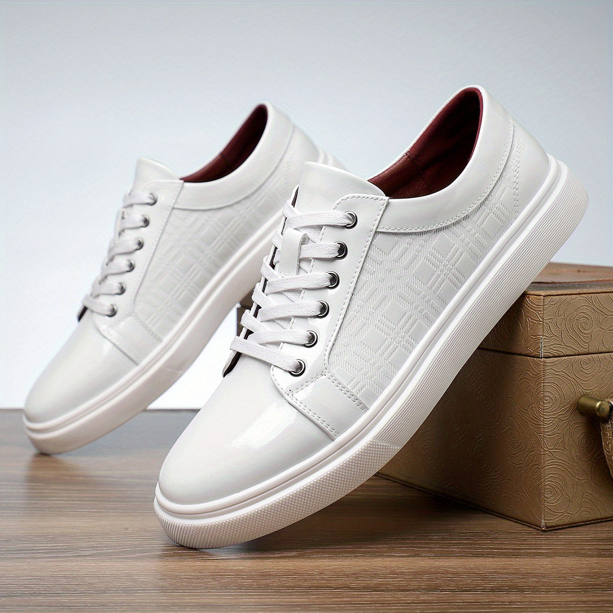 Elegantes zapatos de piel