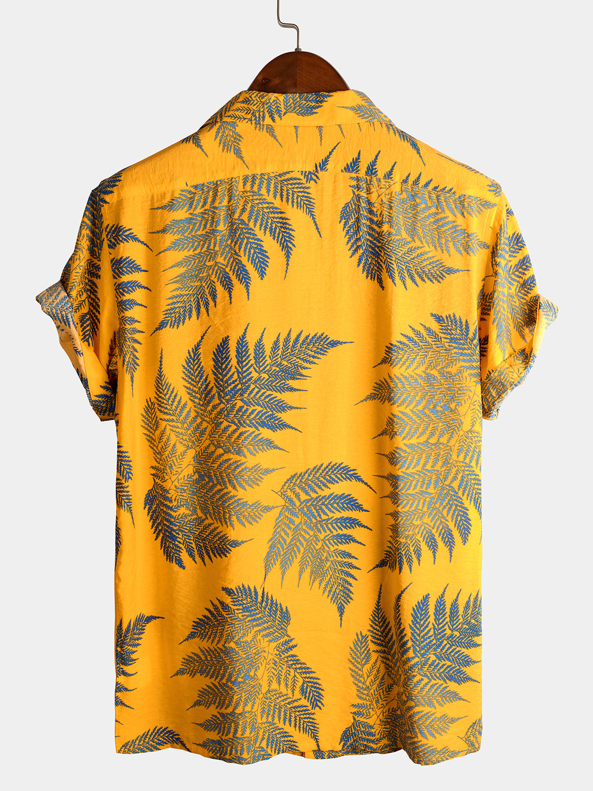 Camisa hawaiana de hombre con estampado tropical