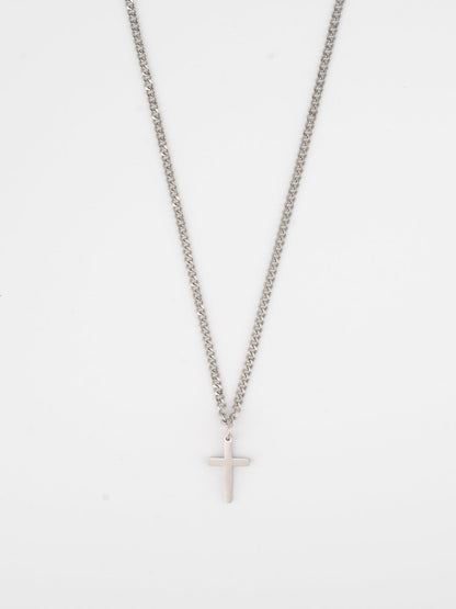 Collar con cruz | Plata