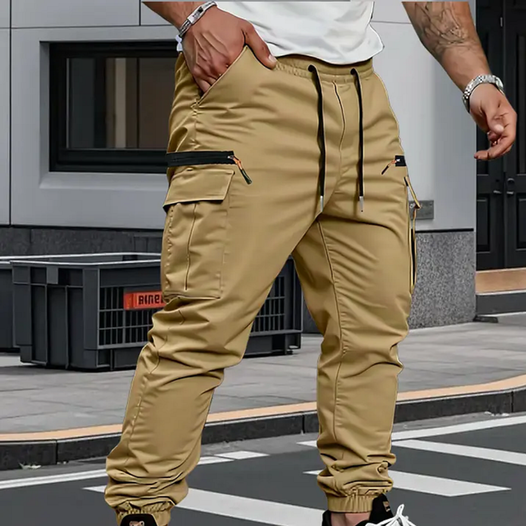 Leo™ | Pantalón jogger cargo elástico para hombre