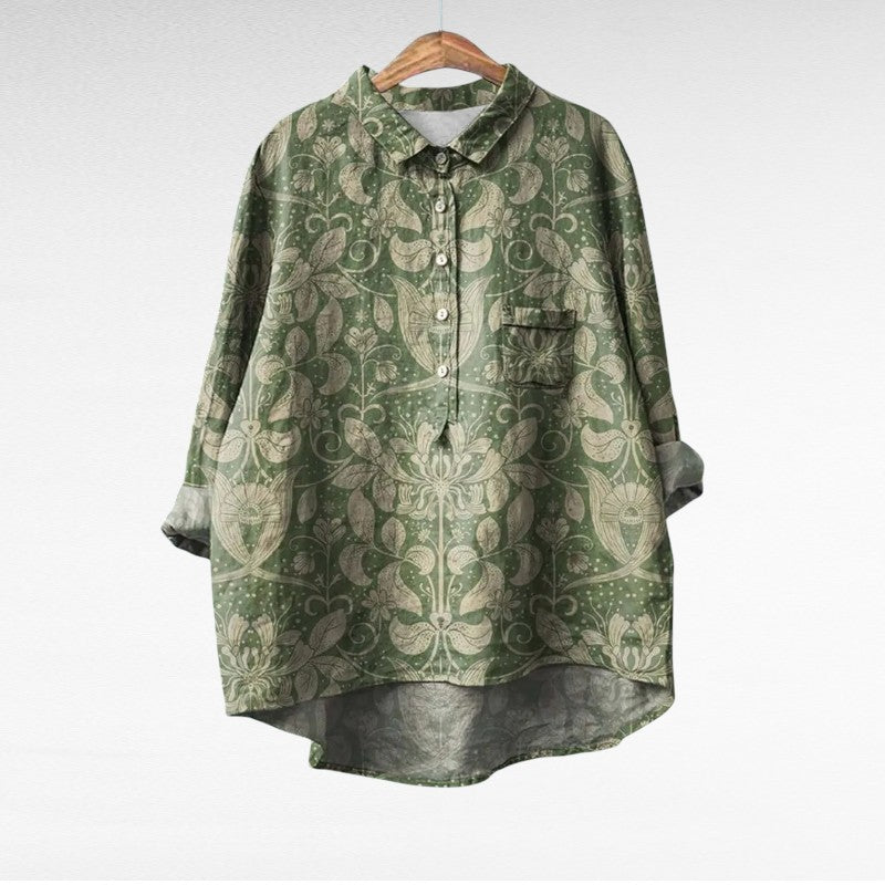 Mireva - Blusa vintage elegante