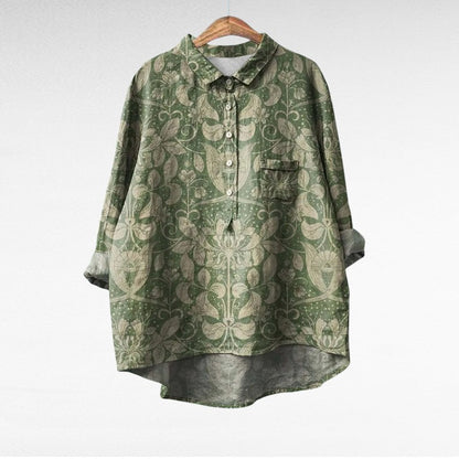 Mireva - Blusa vintage elegante