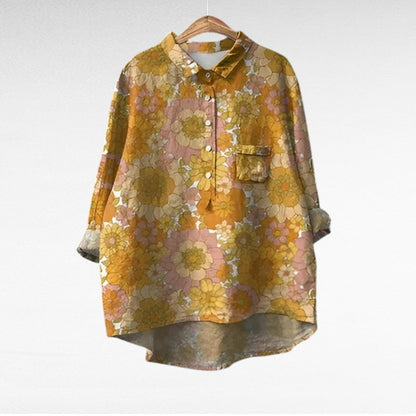 Mireva - Blusa vintage elegante