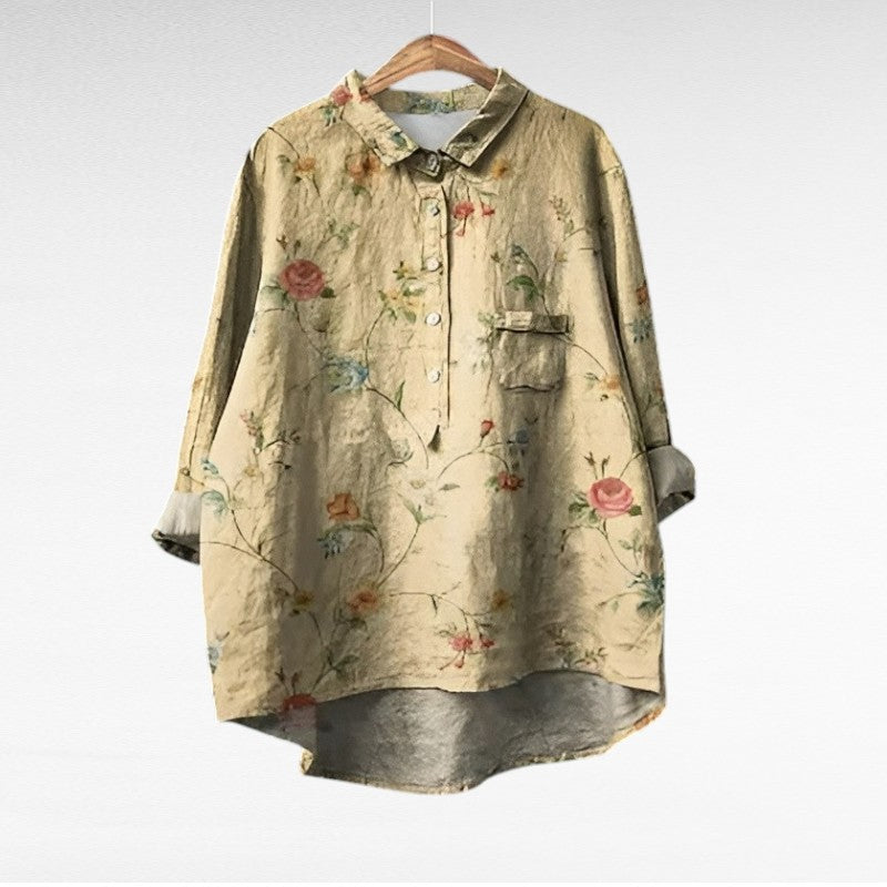 Mireva - Blusa vintage elegante