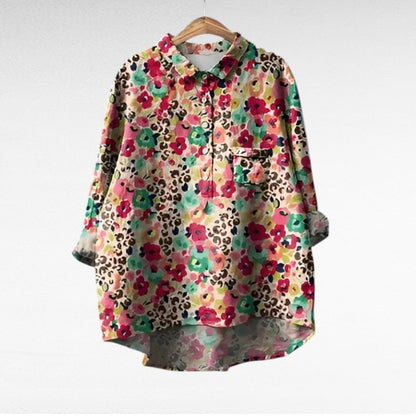 Mireva - Blusa vintage elegante