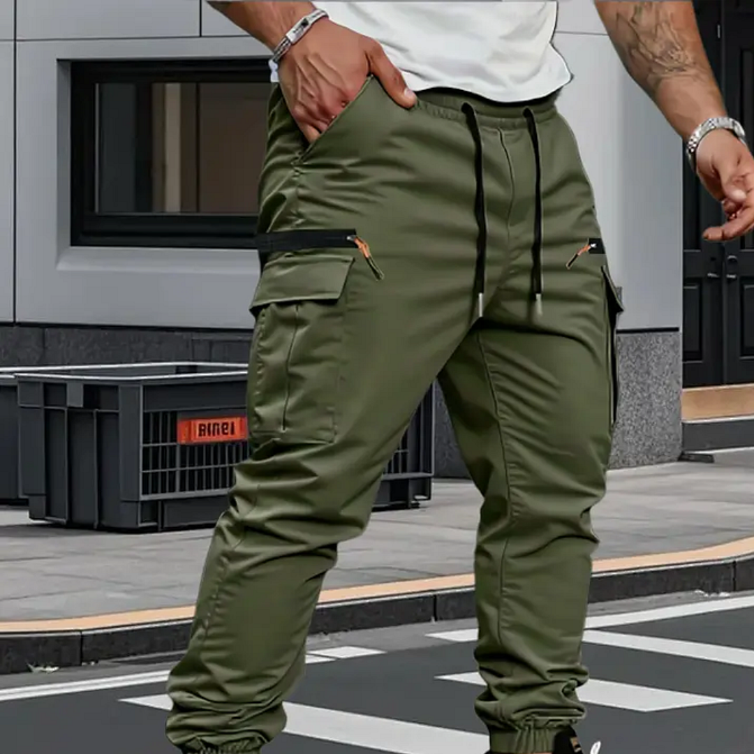 Leo™ | Pantalón jogger cargo elástico para hombre