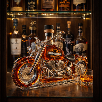 Botella de whisky - Edición Harley-Davidson