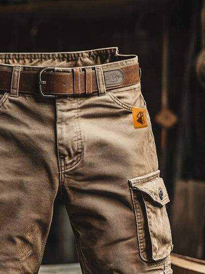 Nicolás | Bermudas cargo retro con múltiples bolsillos
