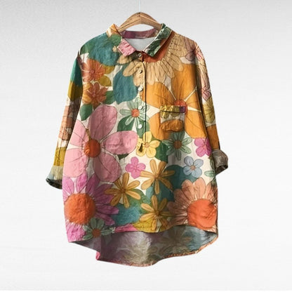 Mireva - Blusa vintage elegante