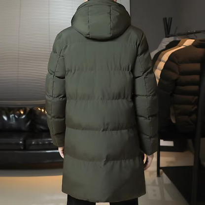 Adrian | Elegante abrigo largo de invierno para hombre