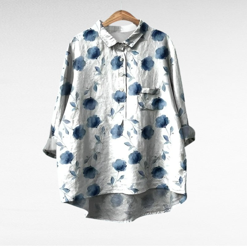 Mireva - Blusa vintage elegante