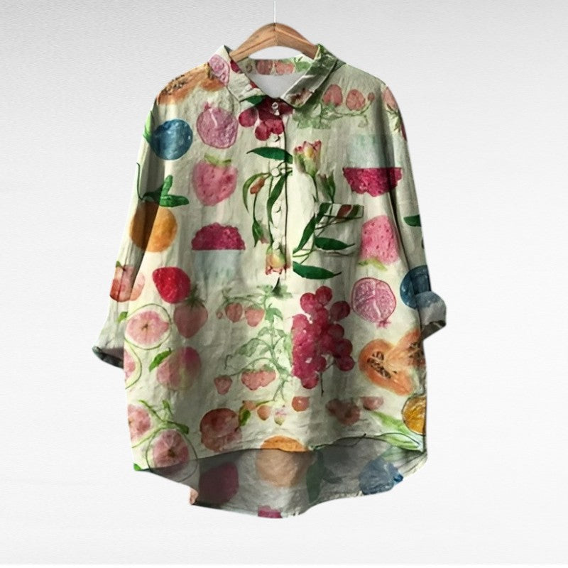 Mireva - Blusa vintage elegante