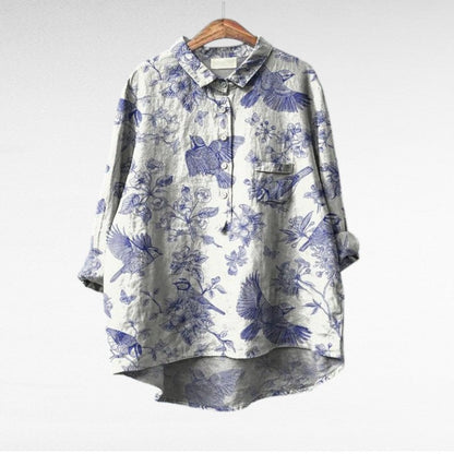 Mireva - Blusa vintage elegante