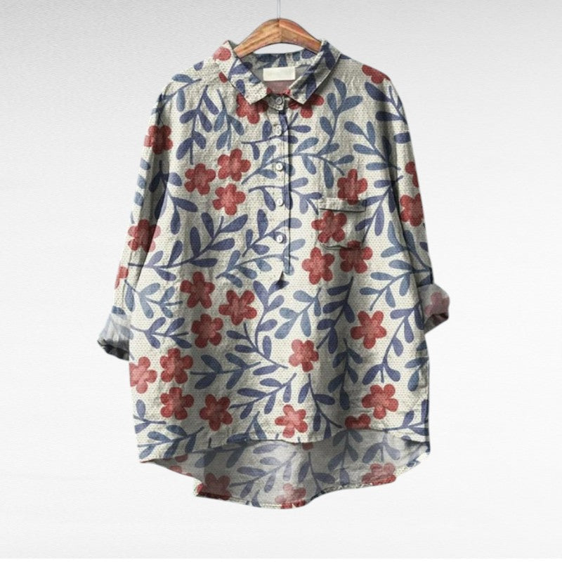 Mireva - Blusa vintage elegante