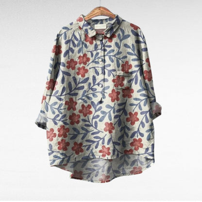 Mireva - Blusa vintage elegante