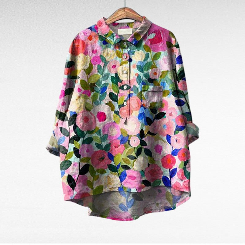 Mireva - Blusa vintage elegante