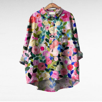 Mireva - Blusa vintage elegante