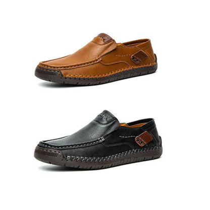 Piel de becerro transpirable. Zapatos de piel clásicos y cómodos para hombre