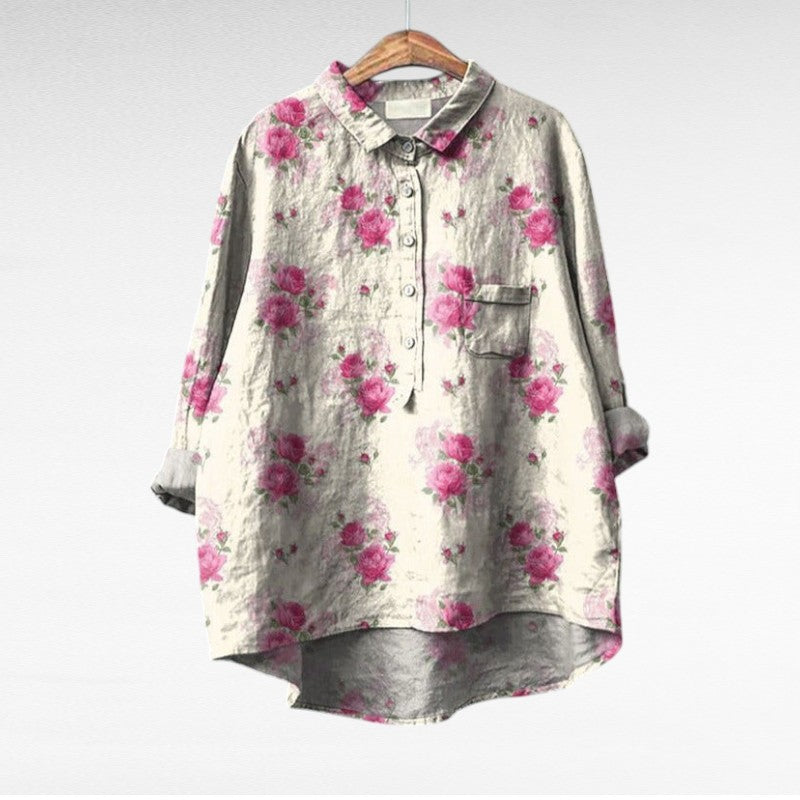 Mireva - Blusa vintage elegante