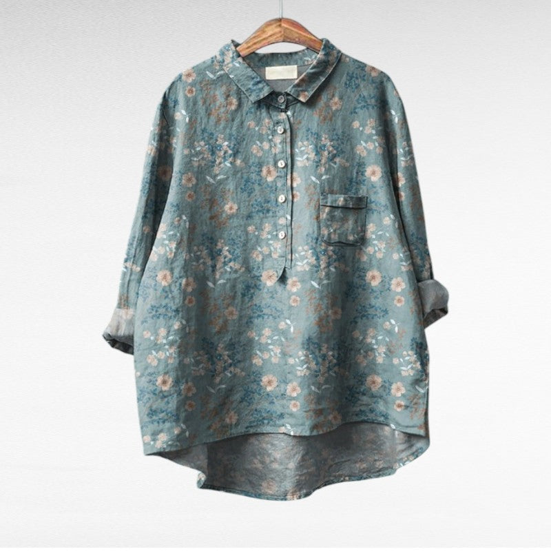 Mireva - Blusa vintage elegante