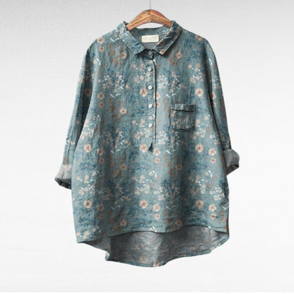 Mireva - Blusa vintage elegante