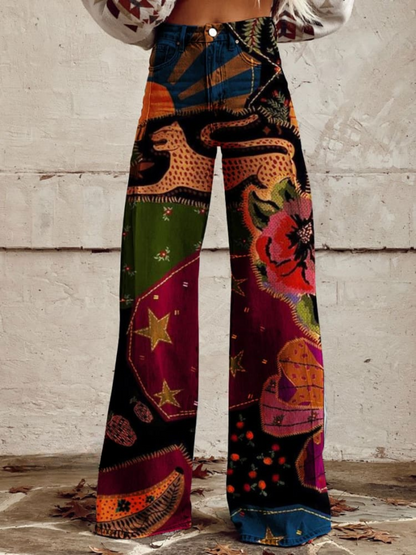 Léna - Pantalón bohemio chic