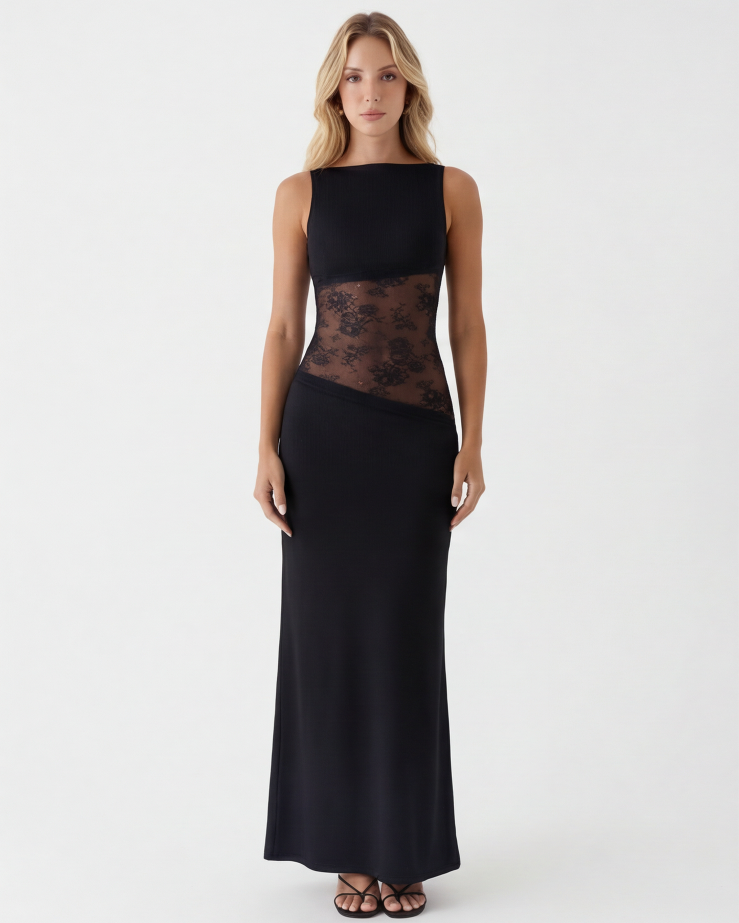 Aria | Vestido maxi con encaje