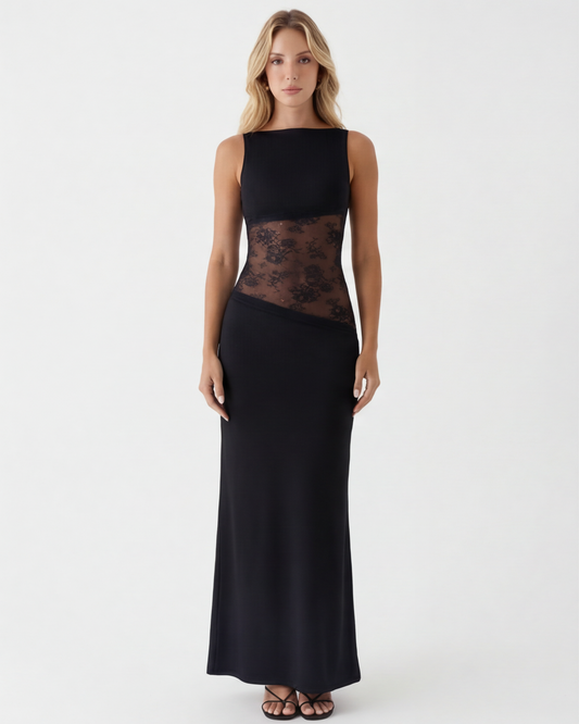 Aria | Vestido maxi con encaje