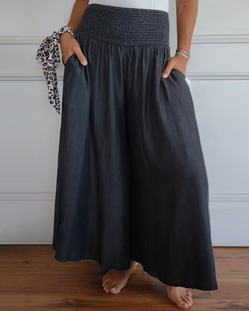 Reina - Comfortabele Wijde Broek