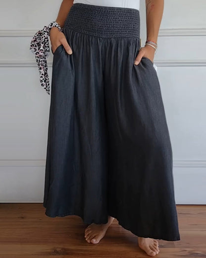 Reina - Comfortabele Wijde Broek