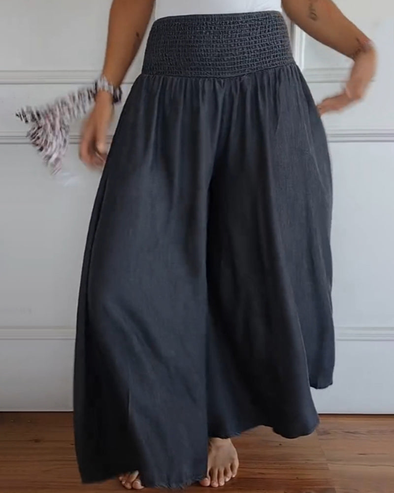 Reina - Comfortabele Wijde Broek