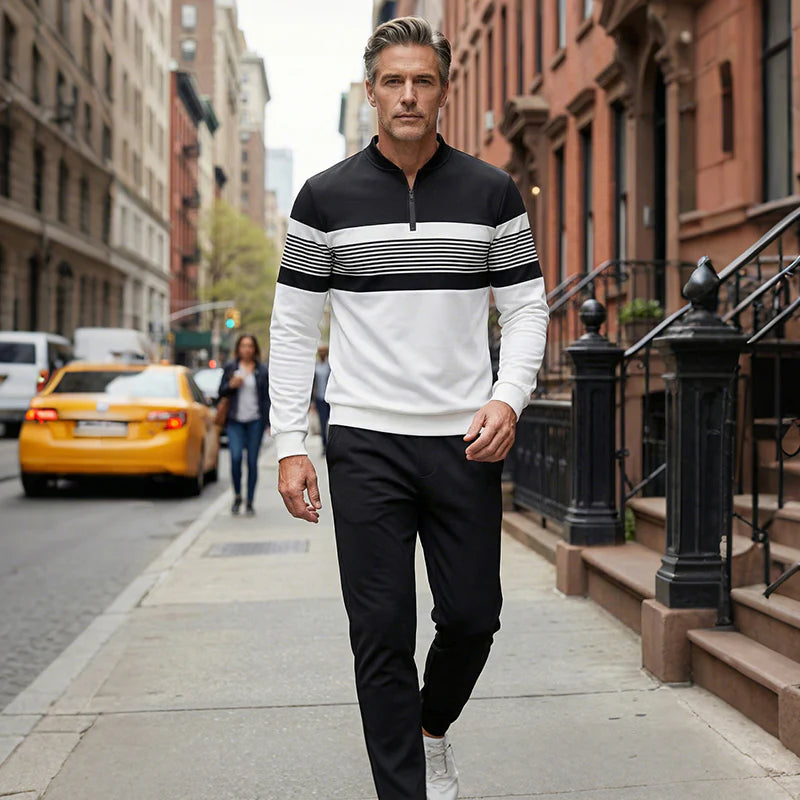 Conjunto de jersey y pantalón para hombre