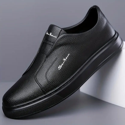Zapatillas de piel
