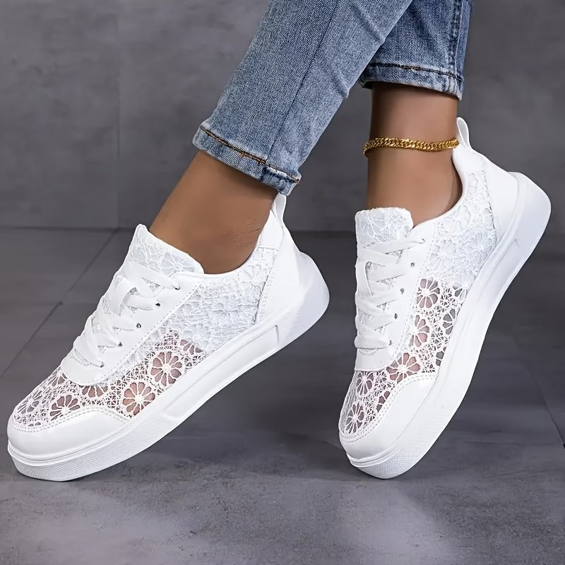Alba™ | Zapatillas de encaje floral
