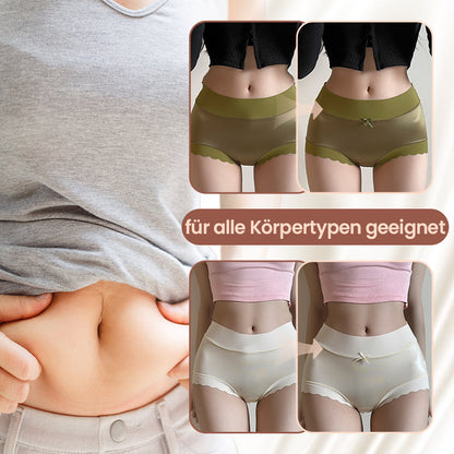 Antibakterielle, feuchtigkeitsabsorbierende, geruchsneutrale gynäkologische Seidenhöschen