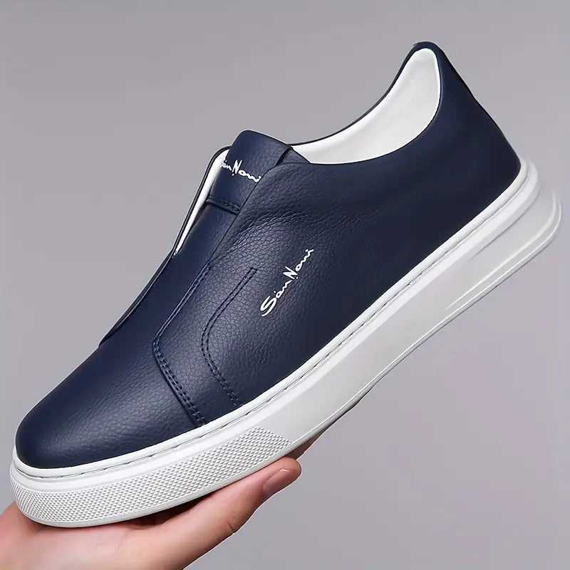 Zapatillas de piel