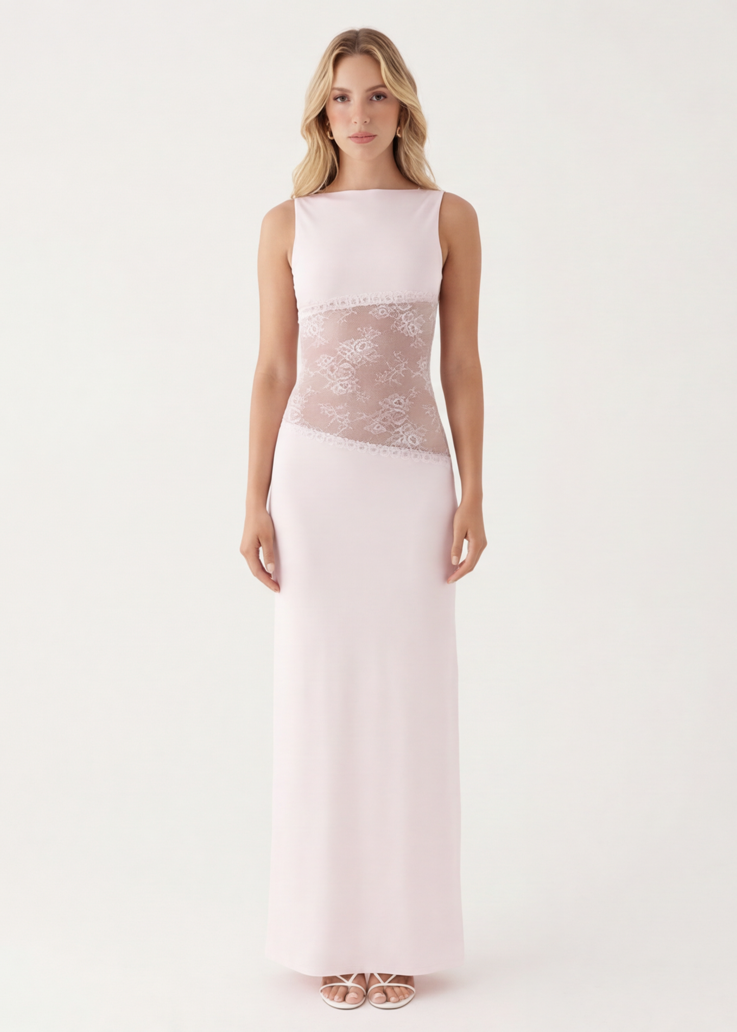 Aria | Vestido maxi con encaje
