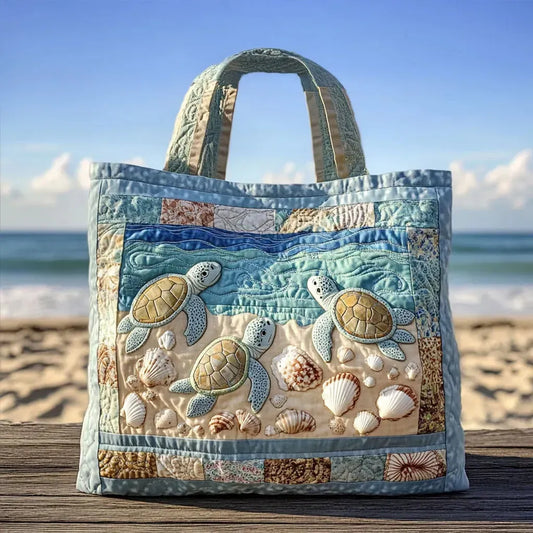 Marina™ | Bolso acolchado artesanal con tortuga
