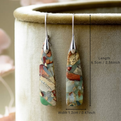 Carmen™ | Pendientes vintage de piedra natural