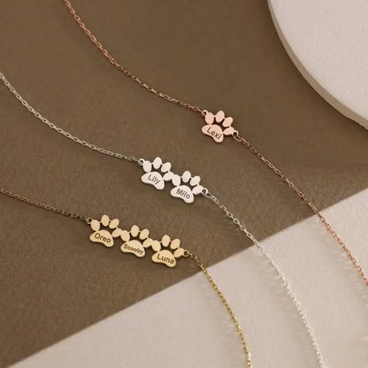 Pulsera personalizada con huellas y nombres